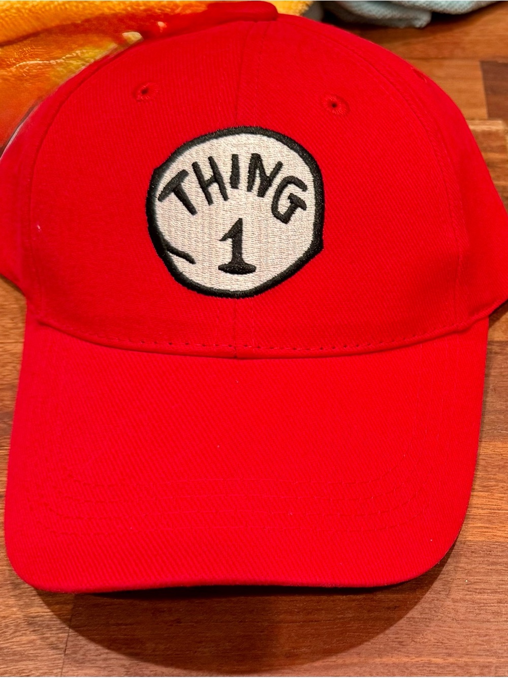 Red 'Thing 1' and ‘Thing 2’ Baseball Caps